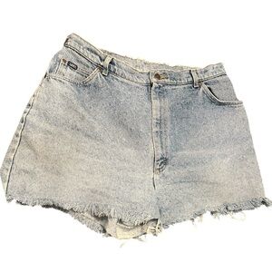 Vintage Lee High Waist Cut Off Jean Denim Shorts